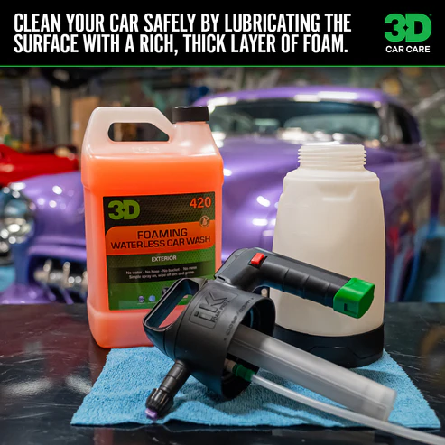 Foaming Waterless Car Wash